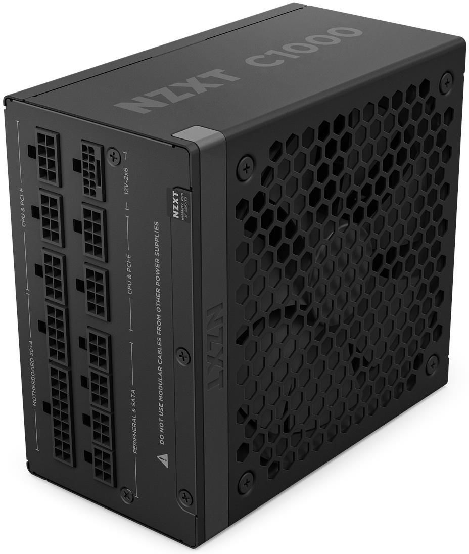 【新品未使用】NZXT C1000 ATX3.1 1000W 80+G P Zasilacz Nzxt C Series C1000 (2024)1000W 135 mm ATX 3.1 80