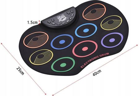 Zwijana perkusja elektroniczna Roll Up Drum - Kera Audio G766 - zdjęcie 2