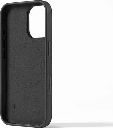 Mujjo Full Leather Case iPhone 16 black - zdjęcie 2