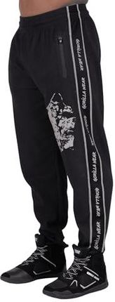 Gorilla Wear - Buffalo Old School Workout Pants - czarny/szary - Bodybuilding i Fitness odzież męska bieganie wygodne z nadrukiem logo