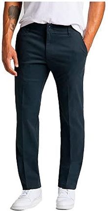 Lee Męskie spodnie Slim Chino Xc Dark Grey, niebieski (Navy 09), 27W / 32L