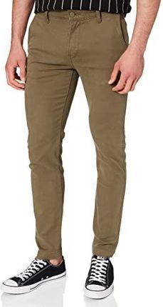 Levi's XX Chino Slim II Trousers Mężczyźni, Bunker Olive Shady Gd B, 38W / 32L