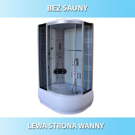 KABINA PRYSZNICOWA Z HYDROMASAŻEM WSH7106LW LEWA 120X80 - zdjęcie 3