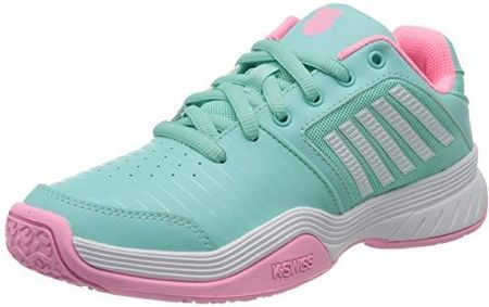 K-Swiss Męskie buty sportowe Ks Tfw Court Express Omni-Aruba Blue/Pink/White-m, niebieski - Aruba Blue Pink White - 37 eu