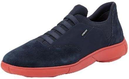 Geox Męskie buty sportowe U Nebula E, granatowe/ceglane, 47 EU