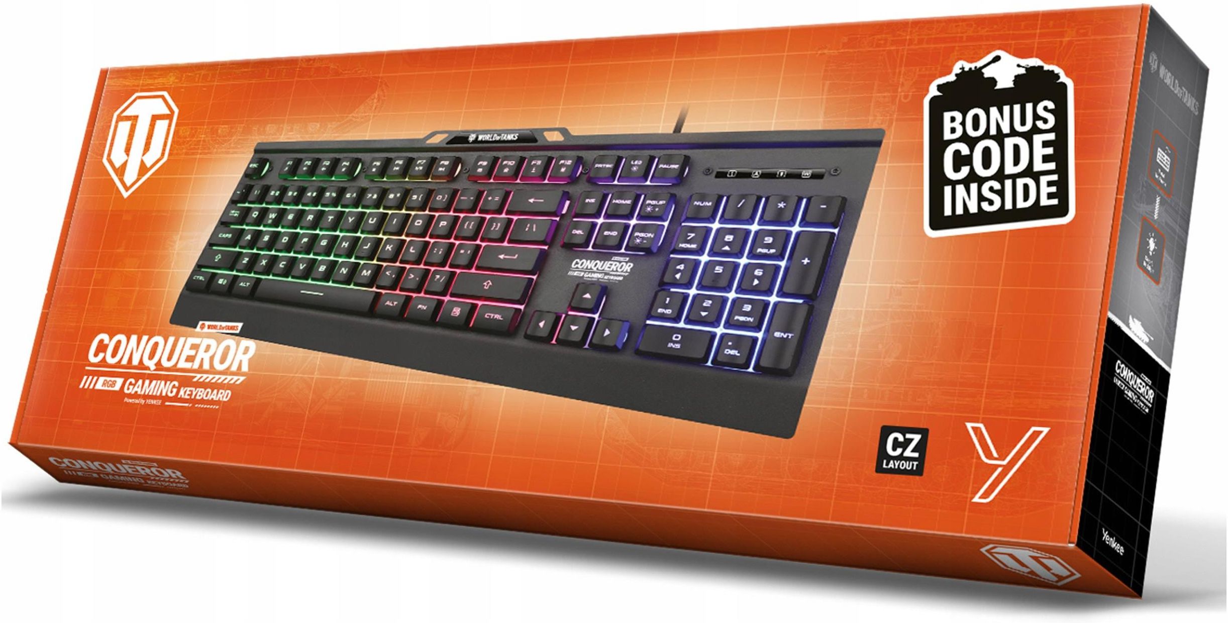 Klawiatura Yenkee Conqueror World Of Tanks YKB WT200US