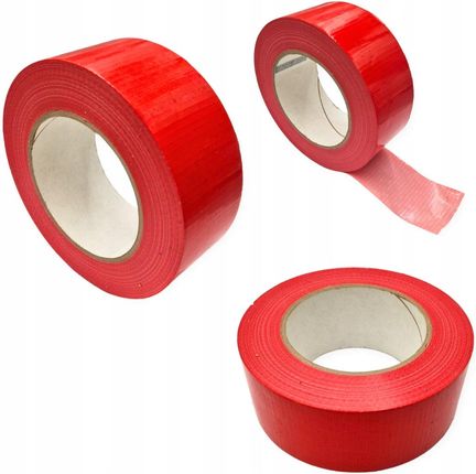 Knm Trade Taśma Duct Tape Naprawcza 50mm X 25m Czerwona Do Otulin Izolacyjna Mocna