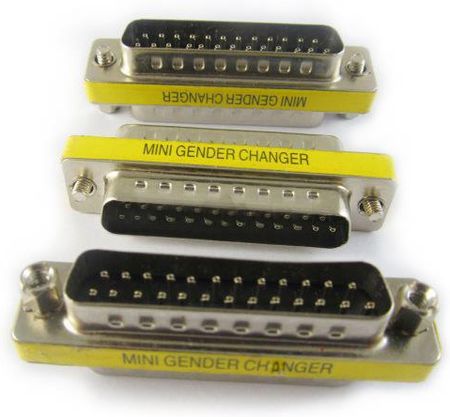 Wulkancenpl Adapter Gender Łącznik Lpt DB25 25PIN wtyk wtyk