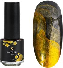 F.O.X Color Ink Golden 009 Złoty Kolorowy Tusz Do Wzorów Akwarelowych 5ml