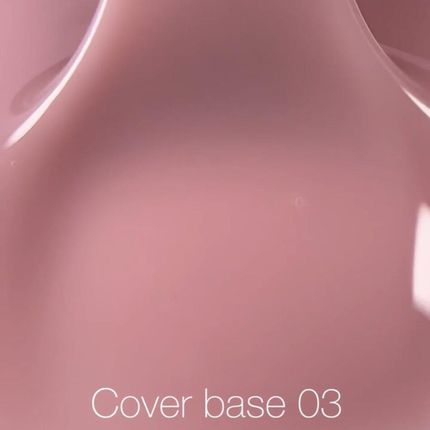 Nailsoftheday Cover Base New 03 Półprzezroczysta Delikatno-Brzoskwiniowa Baza Hybrydowa 10ml - zdjęcie 2