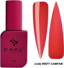 Zdjęcie Dnka' Cover Base #0077 Campari Czerwona Baza Hybrydowa 12ml - Tarczyn
