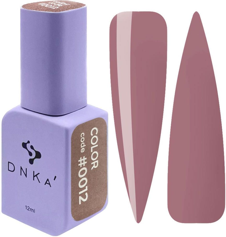 Dnka' Gel Polish Color #0012 Lakier Hybrydowy Kasztanowy Brąz 12ml ...