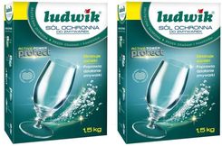 Zdjęcie Ludwik Sól ochronna do zmywarek Zestaw 2 x 1.5 kg - Pilawa
