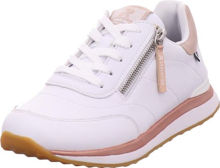 Rieker FSK niskie buty damskie niskie buty damskie sneaker sportowe sznurowane buty biały 42505-80 : 37