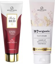 7suns Ruby Red Extremely Hot White Tingle 250ml + Krem Do Rąk 75ml