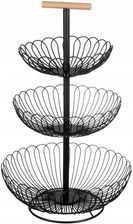 Zdjęcie Koszyk piętrowy 3 poziomy patera na owoce czarny - Parczew