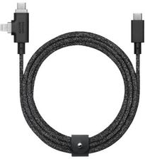 Zdjęcie Native Union Belt Cable Duo Pro 240W - kabel USB-C - USB-C / lightning, 2,4 m (cosmos) (BELT-PROCCL-COS-NP) - Mikstat