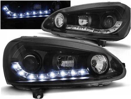 Junyan Lampy Reflektory Led Do Vw Golf V 5 Od 2003 2008 Daylight H1 W Zestawie Lpvw99_7830088250