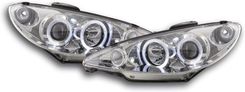 Zdjęcie Sonar Lampy Reflektory Peugeot 206 (02-06) Ringi Chrom Lppe07_8546167639 - Pszczyna