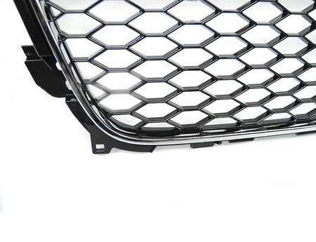Jom Grill Atrapa Audi A4 B8 11-15 Rs-Type Chrome Grau43_8570812932 - zdjęcie 3