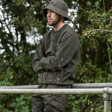 Nash Bluza Wędkarska Khaki Camo Z Kieszeniami Scope Hd Jumper R. L - zdjęcie 2