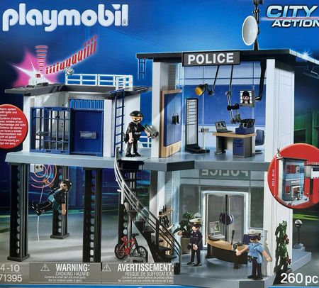 Playmobil 71395 City Action Posterunek Policji Z Systemem Alarmowym