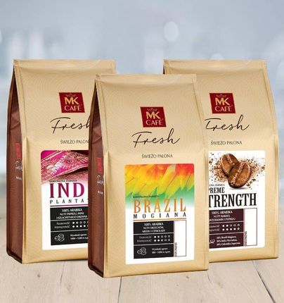 Mk Cafe Zestaw Kaw Ziarnistych Fresh 3X1kg - zdjęcie 2