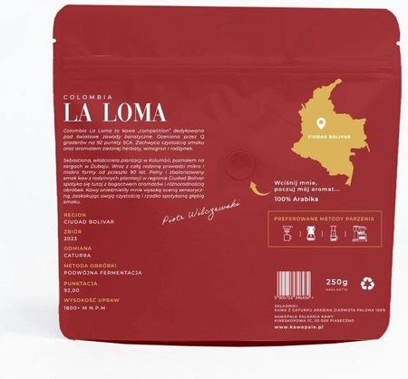 Kawepale Ziarnista Colombia La Loma Competition 250g - zdjęcie 2