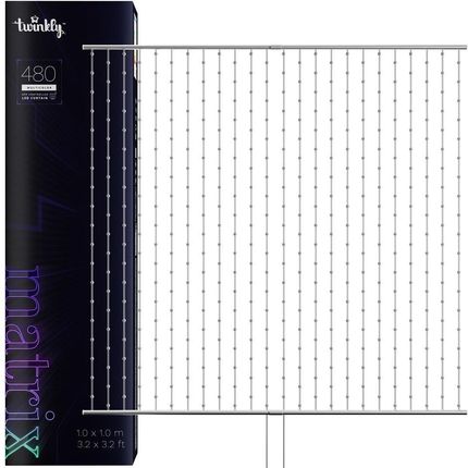 Kurtyna świetlna LED Twinkly Matrix 480 RGB LED 1x1 m