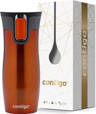 Kubek termiczny Contigo West Loop 2.0 470 ml czerwony + Pudełko