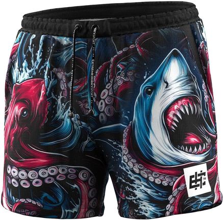 Spodenki kąpielowe męskie szorty do pływania EXTREME HOBBY SHARK | Więcej sportu za mniej!
