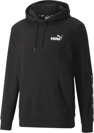 Męska bluza z kapturem Essentials+ Tape PUMA Black | Więcej sportu za mniej!