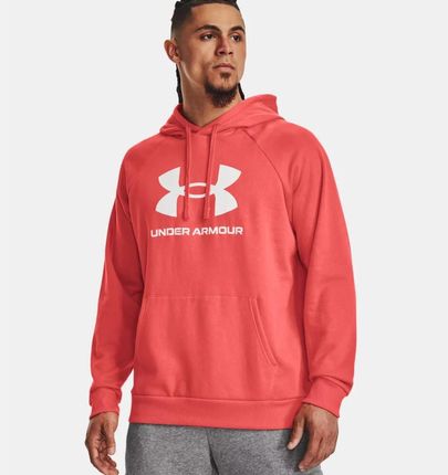 Bluza fitness męska UNDER ARMOUR Rival Fleece Logo Hoodie z kapturem | Więcej sportu za mniej!