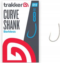 Trakker Haczyki Karpiowe Bezzadziorowe Curve Shank Hooks Barbless R. 8 227105