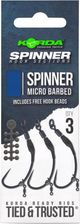 Korda Haczyki Karpiowe Mikro Zadzior Spinner Sections Spinner Barbed R. 6 KRR032