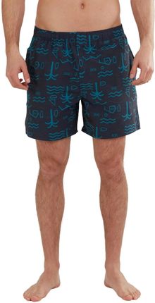 Szorty plażowe męskie Fundango Bono Print Boardshort | Więcej sportu za mniej!