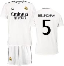 Zdjęcie Koszulka Piłkarska Dla Dzieci Real Madrid Home 24/25 - Bellingham - Świdnica