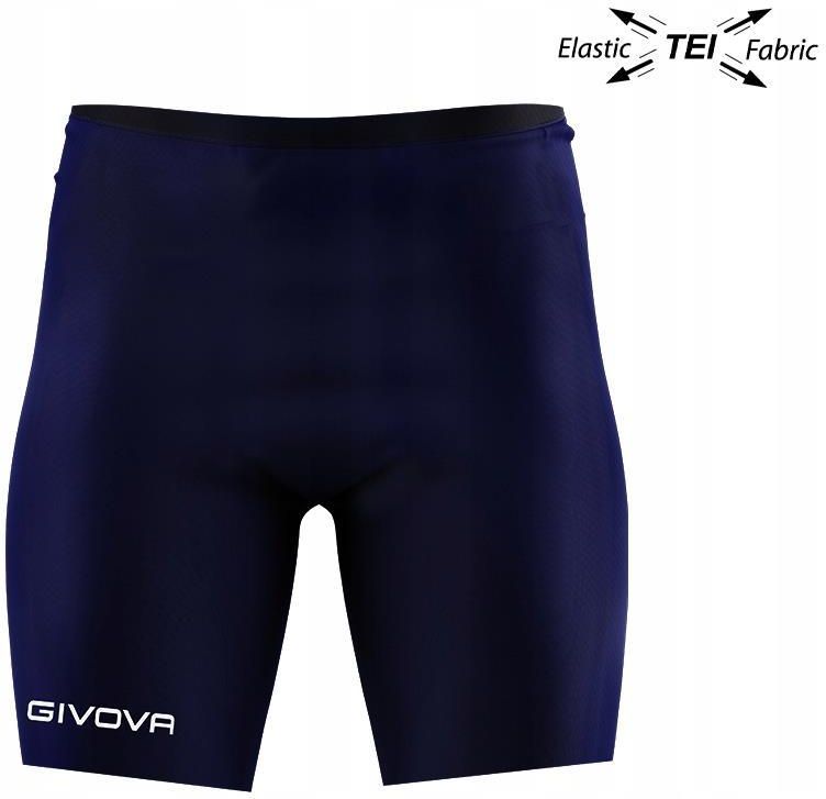 Short De Running Givova Homme - Bermuda Peau - 100% Polyester - Made In Italy