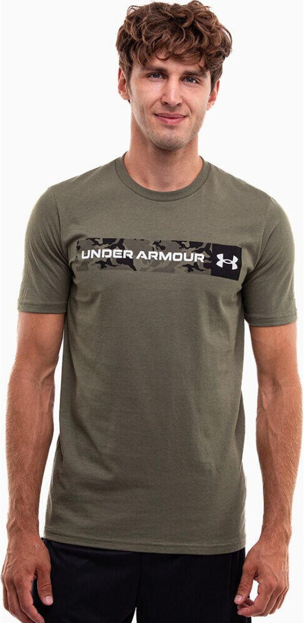 Koszulka Sportowa Męska Under Armour Camo Chest Stripe Ceny i opinie