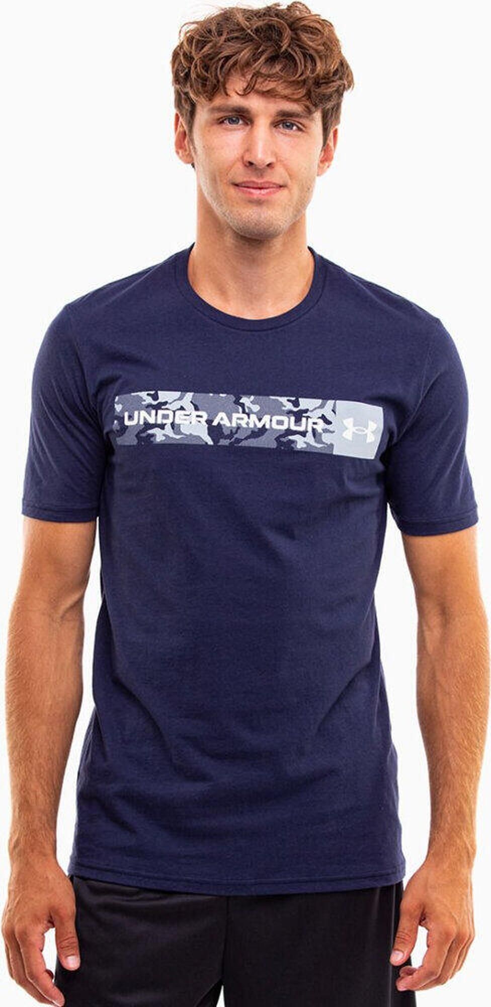 Koszulka Sportowa Męska Under Armour Camo Chest Stripe Ceny i opinie