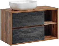 Comad Zestaw Hac B Un. 6254 100cm (Szafka + Umywalka) Beton Dąb