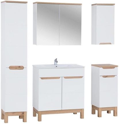 Comad Zestaw Mebli Łazienkowych Bw Lava 804 1 80cm Biały