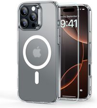 Esr Classic Hybrid Halolock Magsafe Tempered Glass Iphone 16 Pro Max Frosted Clear