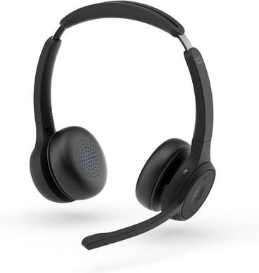 Cisco 722 Wireless Dual On Ear Headset Usb A Bundle Carbon Black