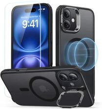 Esr Etui Classic Hybrid Kickstand Halolock Magsafe Tempered Glass Do Apple Iphone 16 Czarny Mat - zdjęcie 1