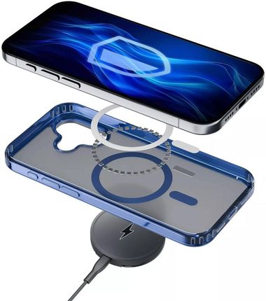 3Mk Frosty Magcase Do Iphone 16 Plus Niebieski - zdjęcie 5