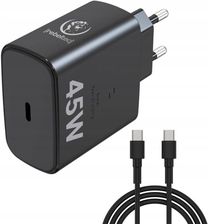 Rebeltec Zasilacz Pd45W Usb C Uniwersalny Do Notebooków Smartphonów Tabletów Power Banków I Innych Urządzeń Z Gniazdem Zasilający