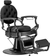 Zdjęcie Gabbiano fotel barberski Niccolo czarny - Poddębice