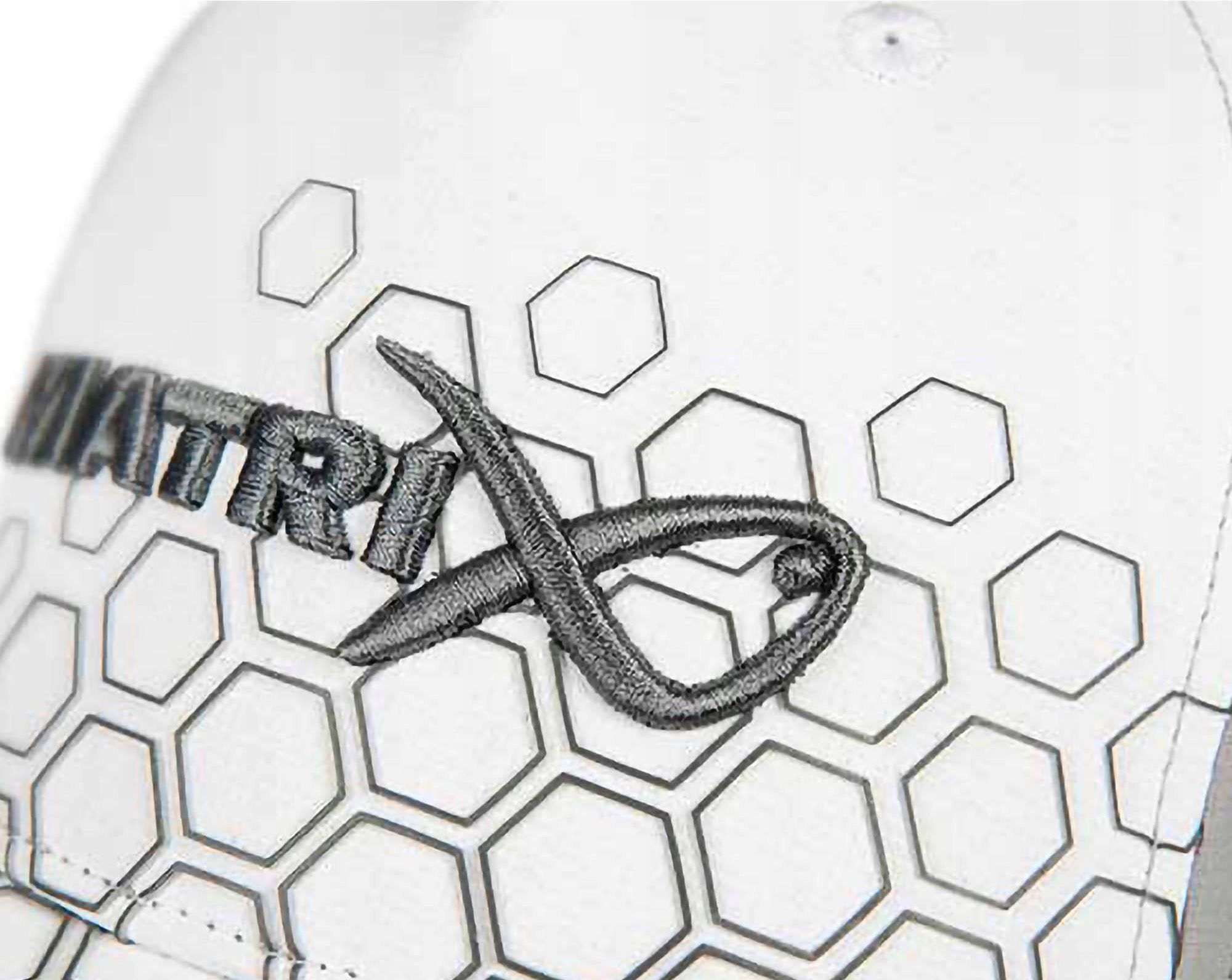 Matrix Czapka Wędkarska Z Daszkiem Hex Print Baseball Cap White GHH008