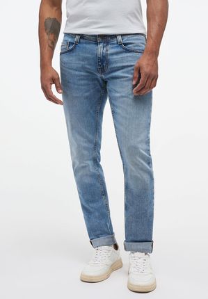 MUSTANG VEGAS SLIM MĘSKIE SPODNIE JEANSOWE JEANSY DŻINSY DENIM BLUE 1015043 5000 202